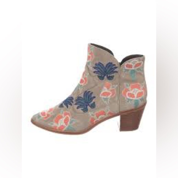 Rebecca Minkoff Shoes - Rebecca Minkoff Embroidered Suede Ankle Boots